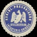 Siegelmarke K.Pr. Stellvertr. 69 Infanterie-Brigade W0370676