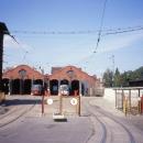 Tram depot in Grudziądz 1990