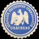 Siegelmarke Königlich Preussische Commandantur Graudenz W0221134