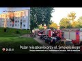 Pożar mieszkania na ul. Smoleńskiego w Grudziądzu